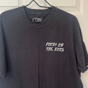 Cove Black Graphic T-Shirt for Men